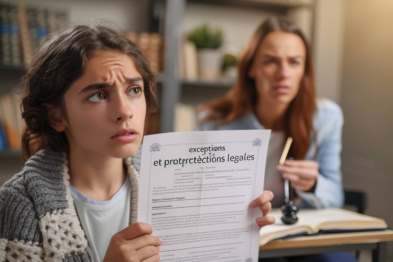 Exceptions et protections légales