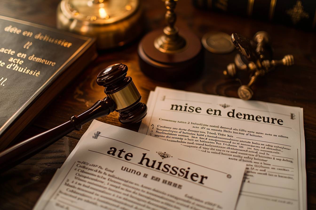 Quelle est la différence entre une mise en demeure et un acte d’huissier